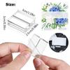 12pcs Table Numbers Sign Holder Stand Acrylic Place Card Holder for Wedding Home