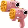 40 Holes Dinosaur Bubble Gun, Outdoor Bubble Machine Toys, Handheld Outdoor Bubble Gun Toys Seaside And Beach Accessories