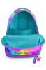 Sac à dos d'école à trois compartiments Coral High Kids à motif chien violet et rose 23649
