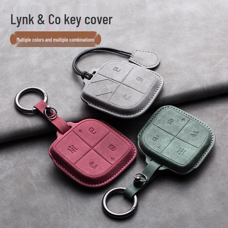 Cross-Border Lynk & Co 01/02 Key Cover: PU Protective Shell & Buckle