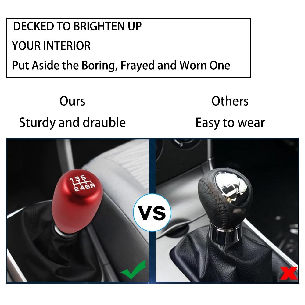 Universal Car Gear Shift Knob Racing 5 Speed or 6 Speed Aluminum For Manual Automatic Gear Shift Knob Shift Lever