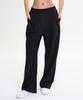 Leijibi [Summer] Single-Pleat Sweatpants Athletic Wear Training Wear Wide Elastic Sweatpants W Black