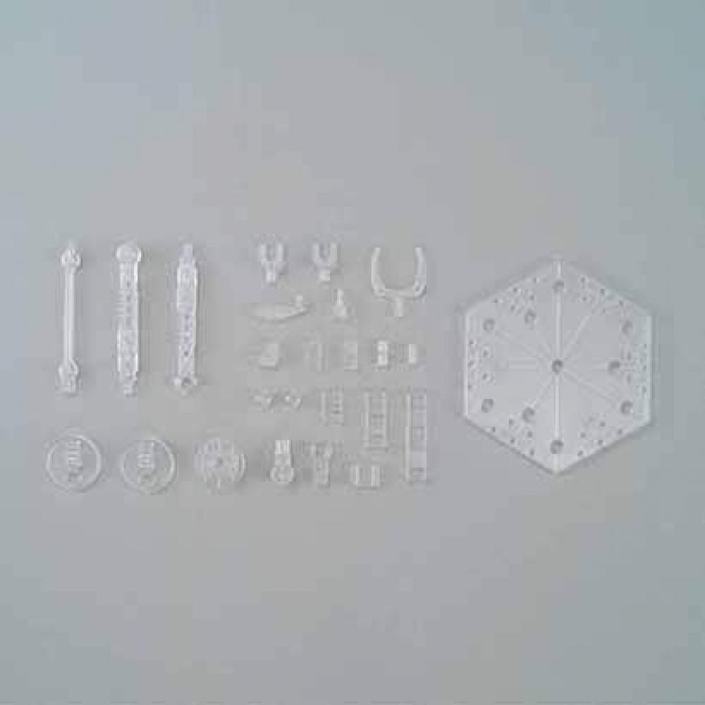 Bandai Spirits Action Base 5 Clear [gunpla Display Stand 2024 1 Reproduced]