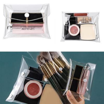 Geantă Cosmetică Portabilă Transparentă Organizator de Machiaj Transparent pentru Călătorii și Utilizare Zilnică