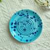 Ceramic Grater Bowl, Manual Ginger Garlic Mincer with Ink Splash Pattern, Pepper Grinding Plate for Wasabi Daikon, Dishwasher Safe Kitchen Essential