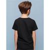 Boys' Athletic Fun T-Shirt - Breathable Cotton, Crew Neck, Short Sleeve With Football & Basketball Prints