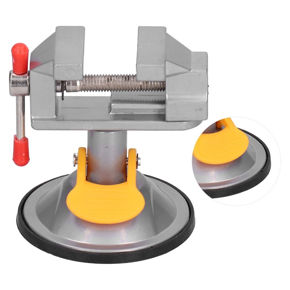 Suction Cup Base Table Vise Clamp Aluminum Alloy Suction Vise  for Jewelry Making DIY Crafts