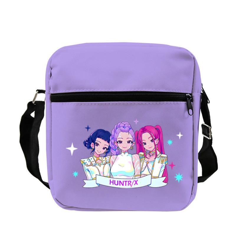 Kids Girls Rumi Zoey Mira Printed Student Stationery Bag Casual Crossbody Shoulder Bags 24*21*6.5cm