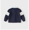 David Bella boys' polo shirt spring outfit new children's long sleeved T-shirt baby contrasting pure cotton top