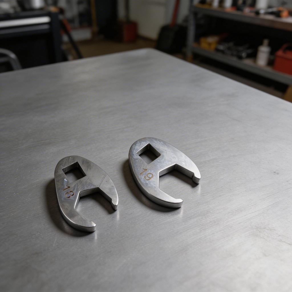 Crowfoot Wrench Set Open End Spanner Distinct Wrench Sizes