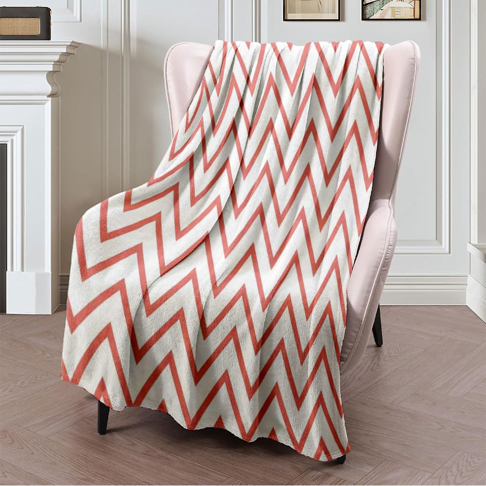 Geometry Fleece Throw Blanket Ultra Soft Cozy Modern Geometric Flannel Blanket for Sofa Couch Bed Chair Camping Travel Or Dorm