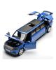 1/32 Scale Land Range Rover Lengthen Diecast Car Model Toy, Pull Back Toy Vehicle with Sound and Light for Kids Toddler Boys Girls Gift Collection
