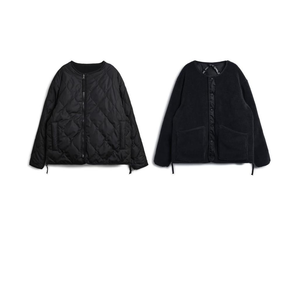 Taion Unisex Military Reversible Crew Neck Down Jacket R104BML-1