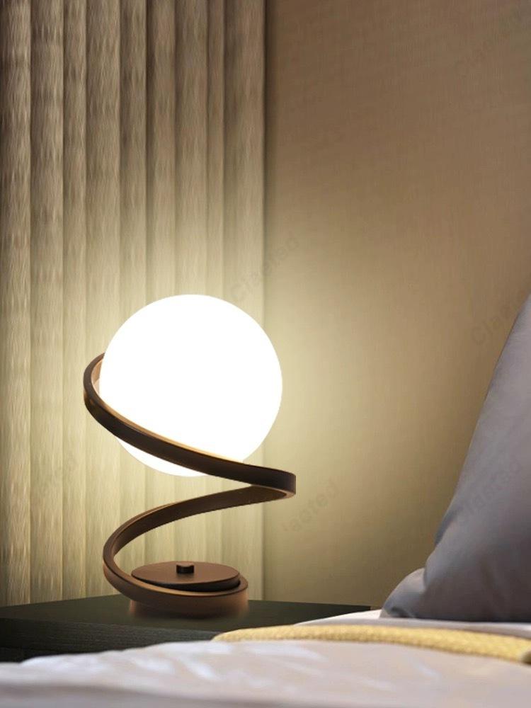 Creative New LED Suspended Moon Table Lamp Living Room Study Bedroom Bedside Decorative Atmosphere Lighting