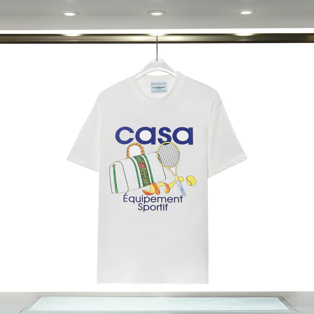 Cross-border Casablanca Summer New Casablanca Letter Logo Printed Loose Short-sleeved T-shirt