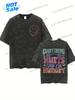 Humorous Everything Hurts And Im Hungry Vintage Graphic Tshirt Oversized Unisex Tee For Both Men And Women Retro Washed Mu