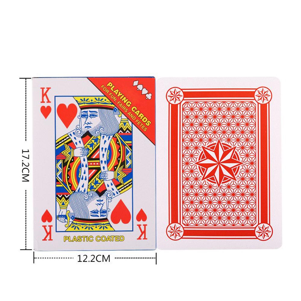 54pcs 4Times Jumbo Playing Cards for Adults Game Birthday Party Supplies