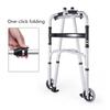 Elderly Rehabilitation Training Walker Underarm Crutche Walking Stick Disabled Rollator Aluminum Alloy Standing Frame Walker