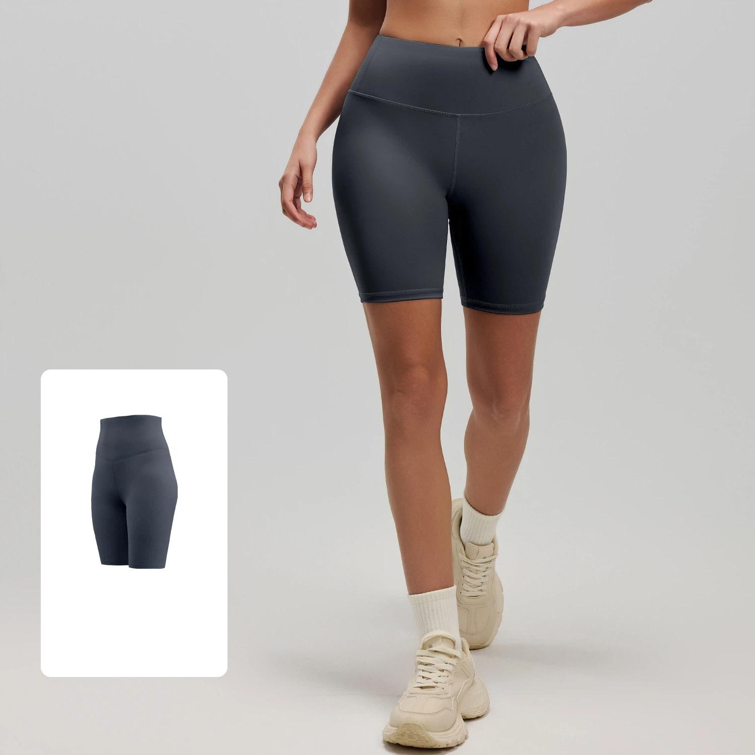 

New Summer Fitness Yoga Shorts for Women Hip-raising High-waisted Elastic Leggings Sports Running Pants Female XXL