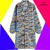 Men's & Women's Camouflage Work Coveralls - Breathable, Dustproof Long Sleeve Overalls and Apron, Blue