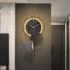 Modern Wall Clock Minimalist Living Room Clock Creative Metal  Art Design Silent Clocks Elegant Aesthetics Decorative Clocks