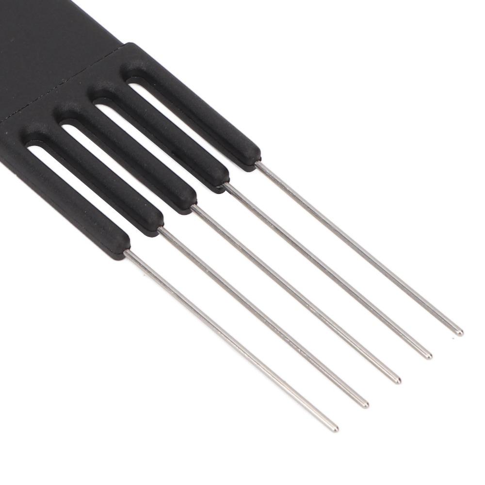 10pcs Fine Teeth Design Salon Teasing Back Combs Metal Plastic Salon Teasing Combs Salon Use