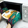 Baking Anti-Hot Oven Gloves Pad Kitchen Mat Heat Resistant Pot Holder Ramadan Mubarak Decorations Easy to Use