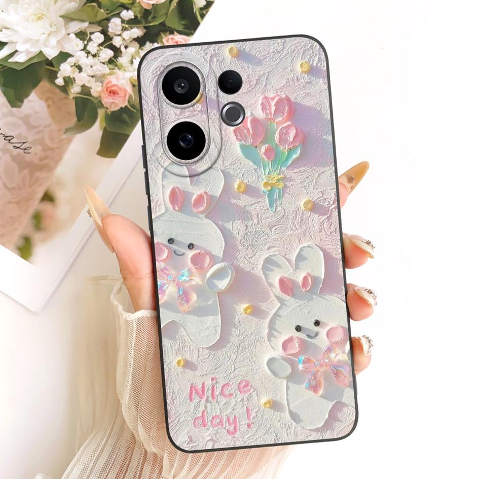 For Vivo V60 Lite 5G Case Cute Panda Rabbit Soft Candy Silicone Shockproof Cover For Vivo V60 5G Coque V2511 V 60 V60Lite Casing