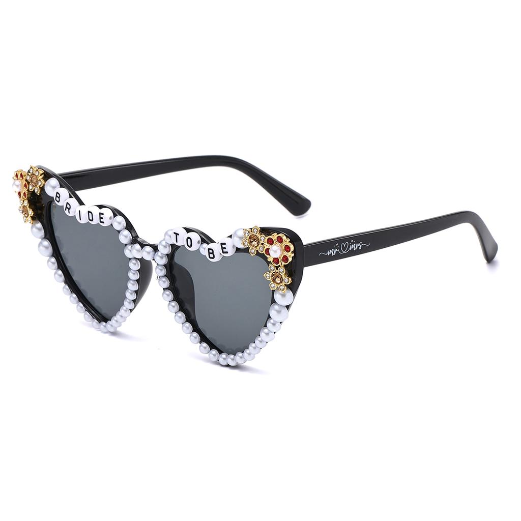 1pc New Cross-border Framed with Letters Glasses Personality Holiday Atmosphere Photo Modeling Trend WOMEN'S GLASSES