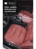 Universal Ventilated Nappa Leather Car Seat Cushions - Four Seasons, Breathable, High-Grade, Perforated Design for All Models.