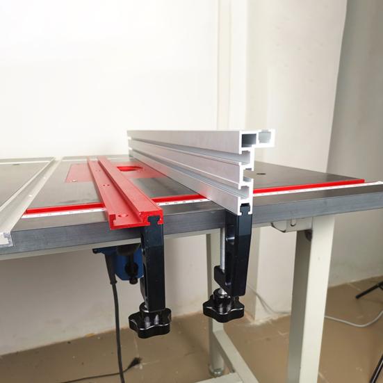 Gabarit De Rainure En T Pour Table De Toupie – Aluminium Anodisé – Longueur 1000 Mm