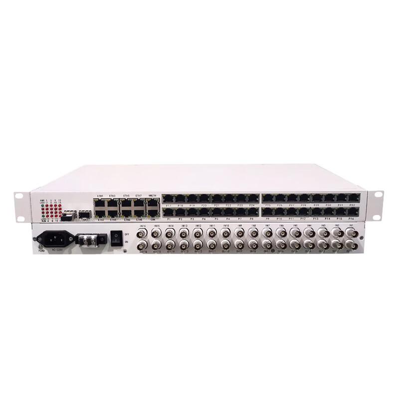 Kunyu 16E1 8FE 16P 16C Multi-Service Fiber Optic Multiplexer