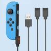 USB Charger Cable for Joycon Controller 2 In 1 Portable Charger Cable 2.5M Travel Charging Cables for Switch Controller Charger