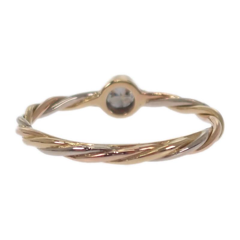 CARTIER  #9.5(JP Size) ring K18 yellow gold/K18 Pink Gold Women