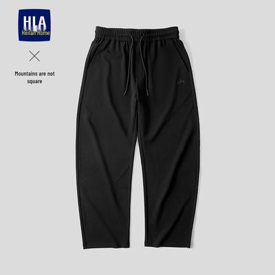 HLA Men's Curved Leg Sweatpants