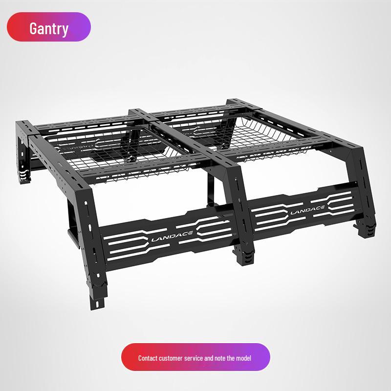 Crossbars Roll Bar Tailgate Luggage Rack for Raptor F150, Tundra, Ranger, Great Wall Cannon