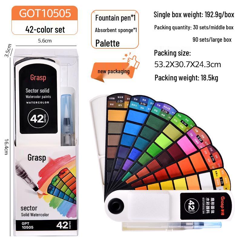 

Осваивая акварель: Набор гуашевых красок 18/24/36 цветов для начинающих