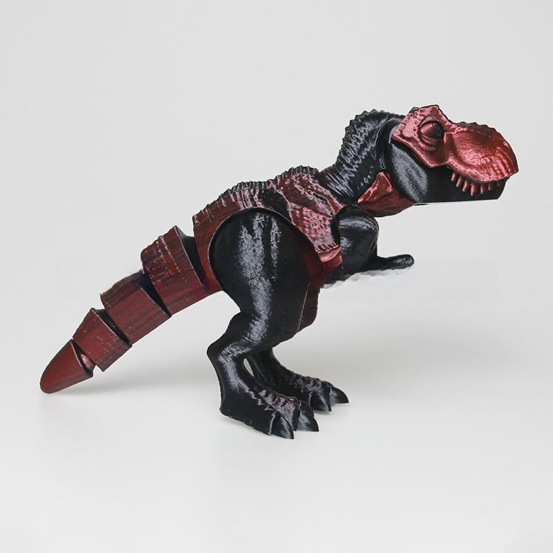 Dinosaur Figurine Collectible Art Toy With Multicolor Adjustable Joints For Kids And Giftgiving