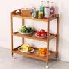 Bamboo Multi-Tier Serving Trolley