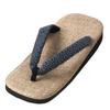 Edoten Geta Panama Outer with Sponge Made In Dyed Seigaiha Size L Sandals, Lining, Japan, Straps, Pattern, (Large)