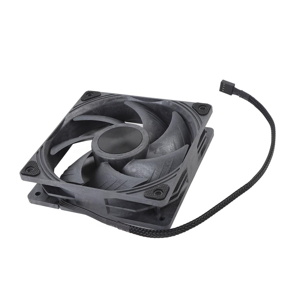120mm Case Fan 4 Pin PWM Intelligent Temperature Control Double Ball Bearing 3000RPM Speed PC Case