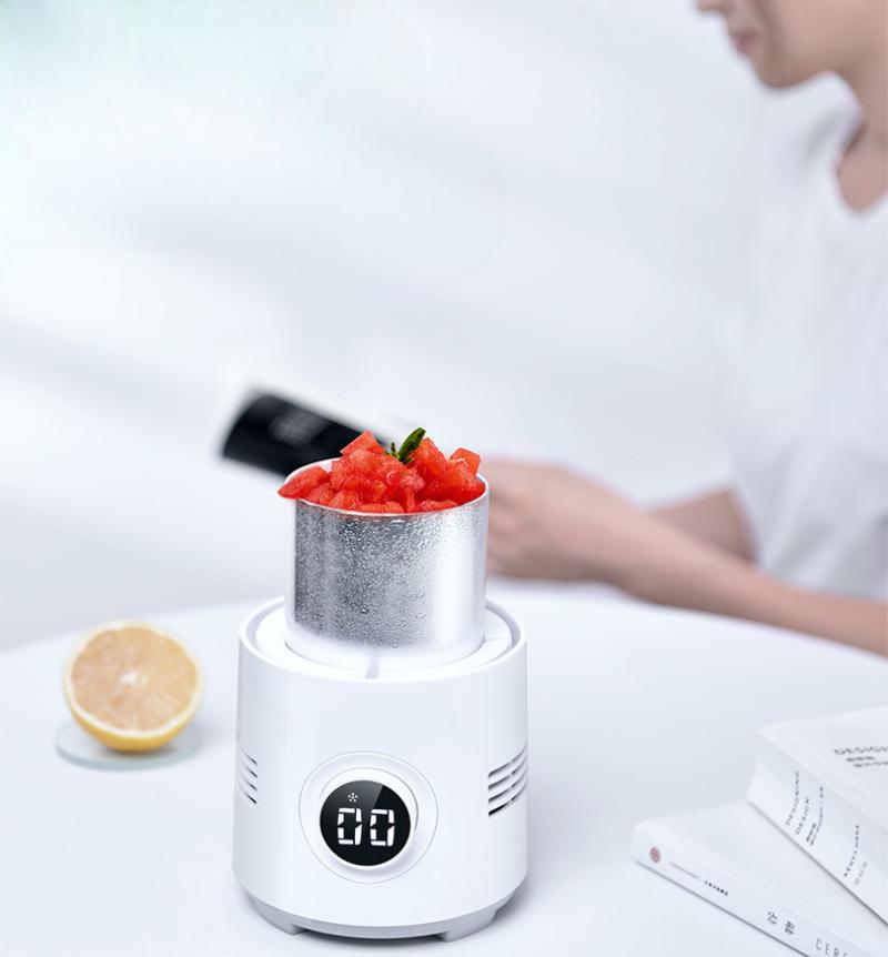 12V/220V 2 In 1 Refrigeration And Heating Cup Mini Portable Rapid Refrigeration And Heating  Constant Temperature
