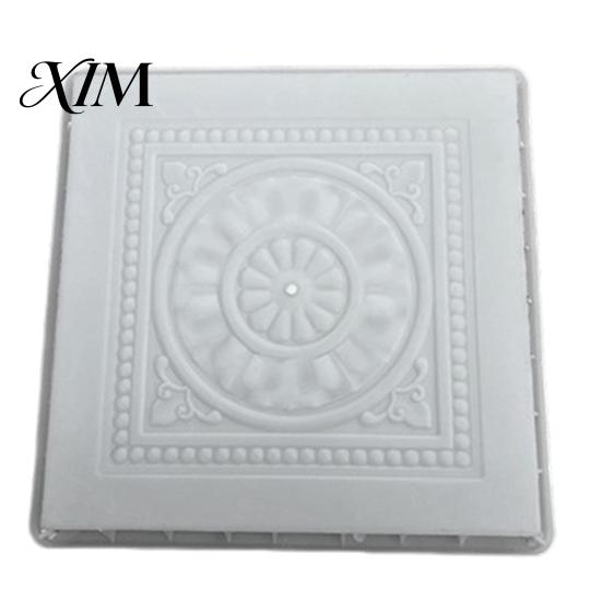 Easy DIY Garden Tile Mold Reusable Concrete Path Stepping Stone Mold, Pavement Cement Mould, Home Craft Project for Enthusiasts Patio Walkway