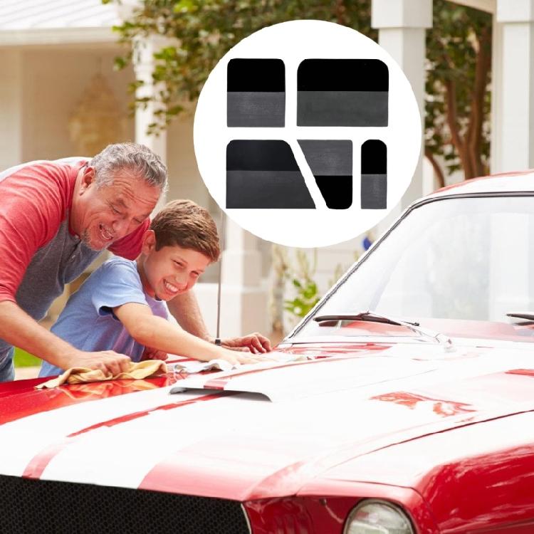 5pcs TPU Squeegee Tools Vehicle Maintenance Tool Multipurpose Car Tool for Car Film Installation & Daily Vehicle Care