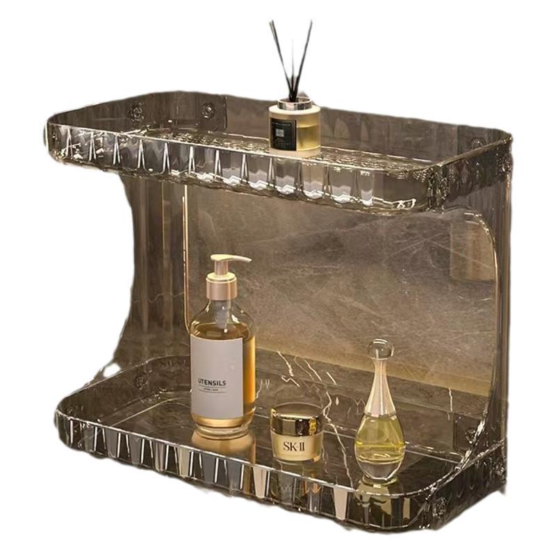 Luxury Bathroom Double-Layer Vanity & Countertop Organizer