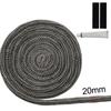 6-25mm Fireplace Sealing Rope Wood Stove Door Gasket Rope Seal Replacement Kit For Fireplace Oven Stove Heating Fireplaces Part