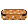 Pencil Bag Smooth Zipper Multi Compartment 300D Polyester with Mesh Pocket Removable Divider and Pen Slots for Teens and Students