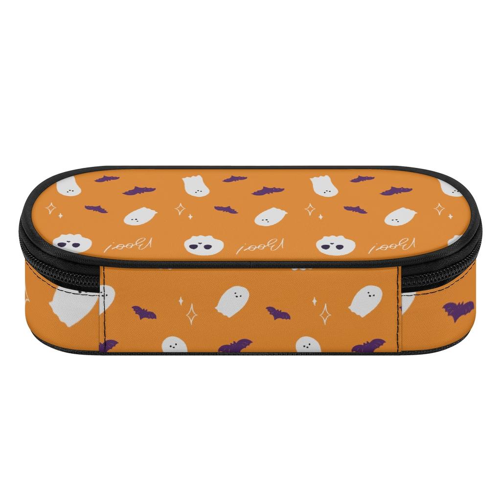 Pencil Bag Smooth Zipper Multi Compartment 300D Polyester with Mesh Pocket Removable Divider and Pen Slots for Teens and Students