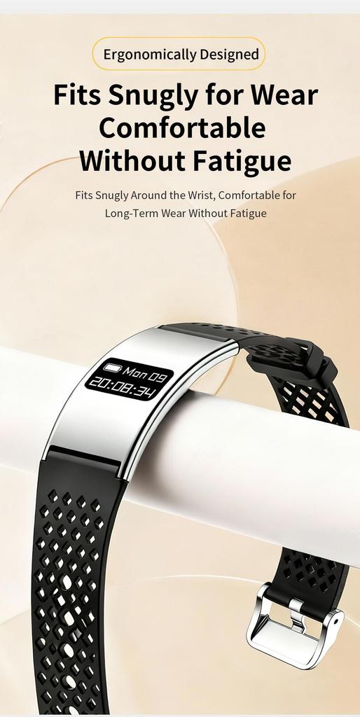 B8 Unisex Smart Bracelet: Luxurious, Waterproof, Monitors Heart Rate & Sleep.