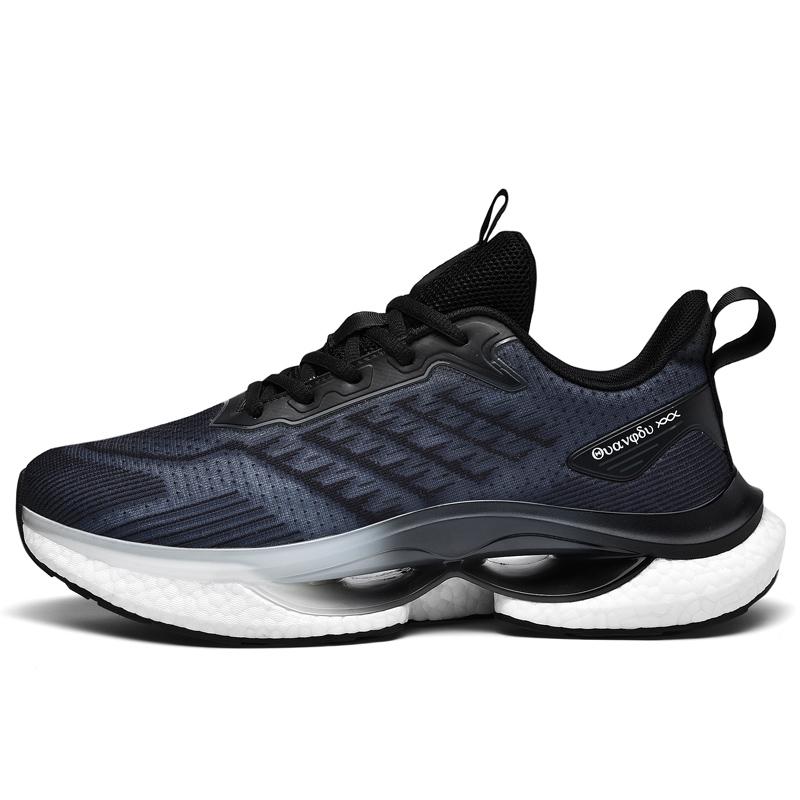Men's fashion casual four seasons outdoor sneakers light breathable soft-sole speed runing shoes comfortable racing sports shoes
